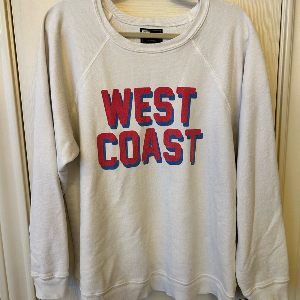 Retrobrand West Coast White Sweatshirt